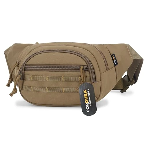 Offerta a tempo: Mardingin Marsupio Tattico Multifunzionale Molle con Cintura Regolabile da Uomo per Viaggio, Corsa, Ciclismo e Altri Sport all'Aperto - 37% da 34.46 € a 21.56 €