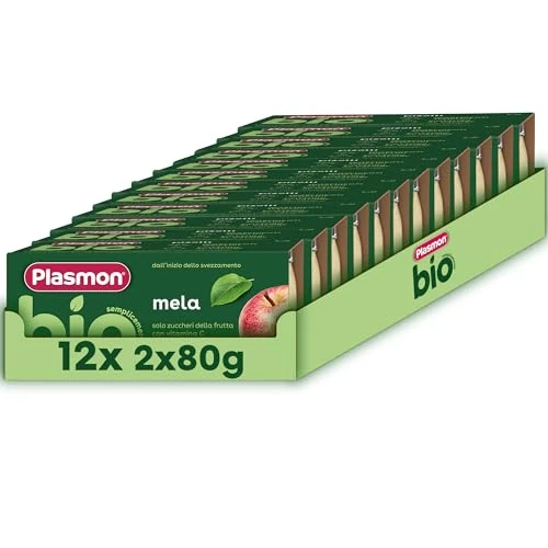 Offerta a tempo: Plasmon BIO Omogeneizzato Mela 2X80g (12 Confezioni) - 15% da 18.91 € a 15.99 €