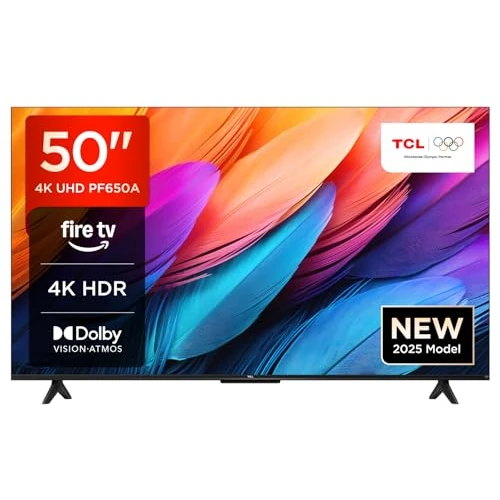 Limitiertes Angebot: TCL 50PF650 50-Zoll 4K Ultra HD, HDR TV, Smart LED Fire TV (Dolby Vision, Dolby Atmos, DTS, HDR 10, Alexa integriert, Airplay2, Miracast) von 289.00 EUR auf 269.00 EUR (Spare 7%)