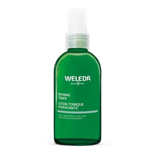 WELEDA Lotion Tonique Hydratante – Lotion Tonique Visage Toutes Peaux, Resserre les Pores, Affine le Grain de Peau, Rafraîchit, Parfum Frais aux Huiles Essentielles, Vegan NATRUE, 150ml