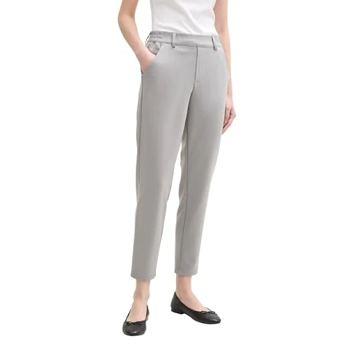 TOM TAILOR Denim Pantaloni da Donna, 35770 - Grey Fog, L