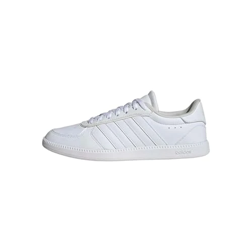 Limited-time offer: adidas Women's BREAKNET Sleek Shoes, FTWR White/Silver met./FTWR White, 7.5 UK from 48.99 GBP to 48.99 GBP (save 0%)