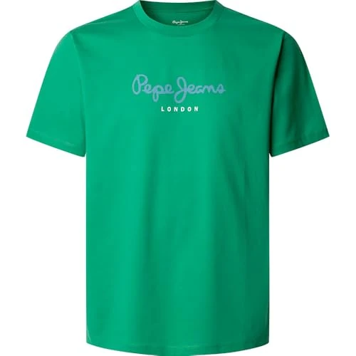 Offerta a tempo: PEPE JEANS T-Shirt da Uomo Eggo N, Verde (Pop Green), L, Verde (Verde Pop), L - 0.00% da 19.95 € a 19.95 €