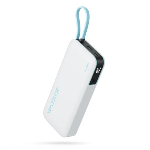 Oferta limitada: CUKTECH Power Bank 20000 mAh, Batería Portátil con Cable USB-C Integrado, PD 45W powerbank con 1 x USB-C, 1 x USB-A, Batería Externa Carga Rápida Compatible Phone, Galaxy, Xiaomi, MacBook y más de 28.99 € a 27.54 € (ahorro 5%)