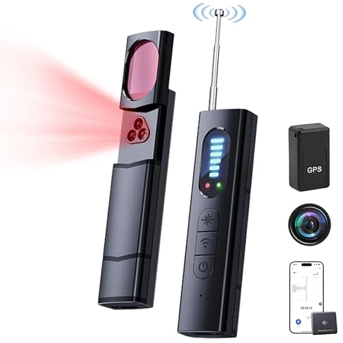 Tijdelijke aanbieding: Wanzen Detector Verborgen Cameradetectoren RF Draadloos, X13-Camera-Detector–Anti-GPS-Positionering, Anti-Candid-Fotografie, Anti-Afluisteren, met Geluid-en Trillingsmodus, voor Hotel, Slaapkamer van 31.99 € naar 31.99 € (0.00% kort