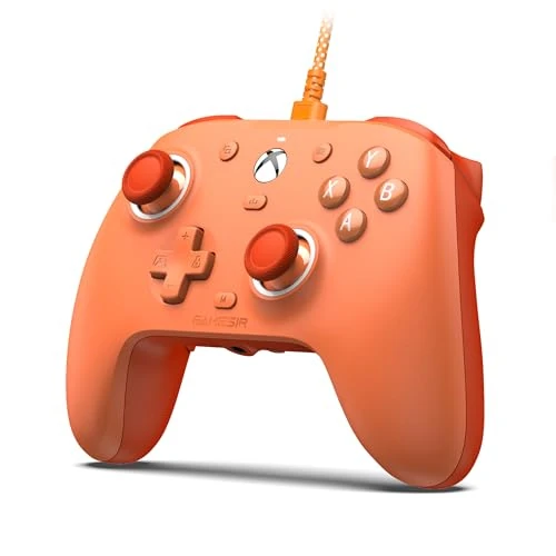 Offerta a tempo: GameSir Controller cablato G7 SE per Xbox Series X|S, controller Xbox con Joystick a rilevamento effetti Hall, funziona con Xbox One e Windows 10/11, con licenza ufficiale per Xbox (arancione) - 23% da 64.99 € a 50.01 €