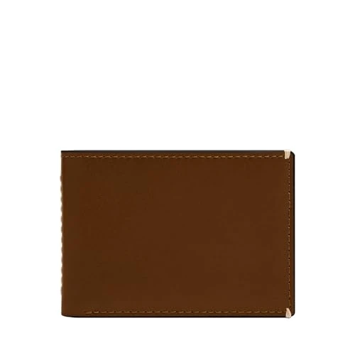 Fossil Men's Westover Bi-Fold Wallet, brązowy, brązowy, S