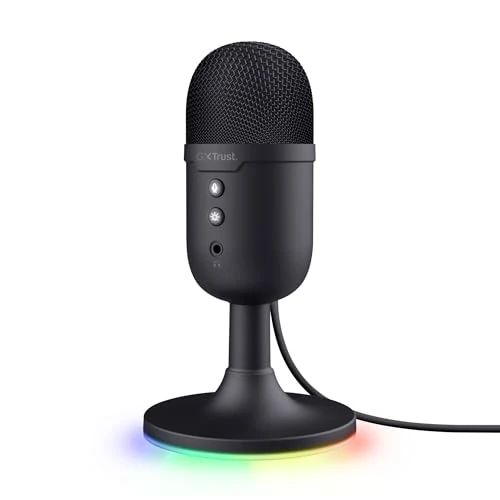 Oferta limitada: GXTrust 236 Yami Micrófono PC USB para Streaming Podcast Twitch Discord ASMR Youtube PlayStation 5 Juegos, Micrófono de Condensador Cardioide, Micro con Iluminación LED RGB - Negro de 34.99 EUR a 19.99 EUR (ahorro 43%)