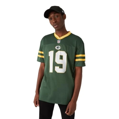 Offre limitée : New Era NFL Green Bay Packers T-Shirt en Mesh Hommes & Femmes Vert foncé S | Produit sous licence officielle avec impression de logo de haute qualité, maillot pour les vrais fans, mesh respirant de 55.52 € à 55.52 € (0.00% de remise)