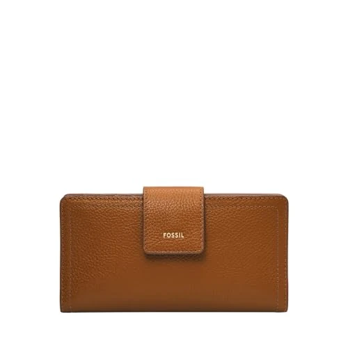 Offre limitee: Fossil en cuir Porte-monnaie à languette Logan, pour femme, SL7830216 de 89.00 EUR a 44.50 EUR (economie 50%)