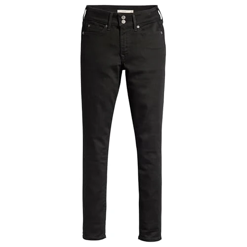 Offerta a tempo: Levi's 711 Double Button Soft Black, Nero Morbido., 24W x 32L - 29% da 59.99 € a 42.79 €