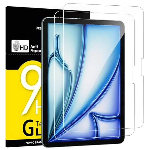 Zeitlich begrenztes Angebot: NEW'C 2 Stück, Schutzfolie für iPad Air 2025 11 Zoll (M3), iPad Air 2024 11 Zoll (M2) Panzer Schutz Glas Folie,9H Härte,HD Displayschutzfolie, 0.33mm Ultra-klar von 8.89 € auf 8.89 € (0.00% Rabatt)