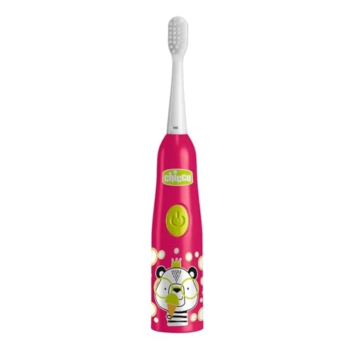 Offre limitée : Chicco Brosse à dents électrique à batterie pour enfants, avec poils doux, convient aux enfants à partir de 3 ans en haut, tête vibrante douce, action délicate sur l'émail et les gencives sensibles, 3 de 14.91 EUR à 9.99 EUR (remise 33%)
