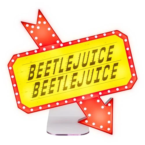 期間限定オファー: Paladone Beetlejuice アイコンアクセントライト - アイコニックなレトロホラー映画、不気味な部屋の装飾とギフト、ゴシックベッドルームアクセサリーと常夜灯からの公式ライセンス商品 通常価格 9211.00 JPY セール価格 9211.00 JPY (割引 0%)