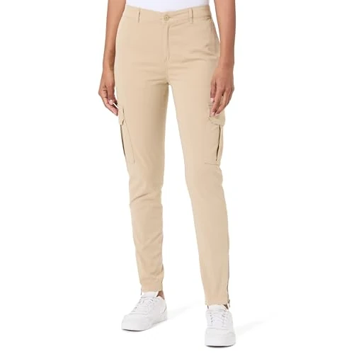 HUGO Women's Hasuny-1-D_B 10270263 01 Trousers_Flat, Open Beige280,
