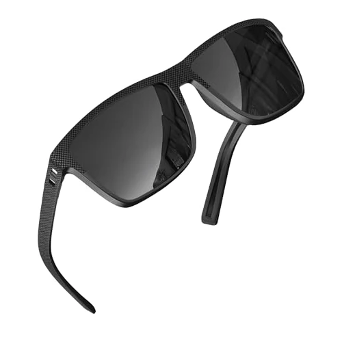 Limited offer: grinderPUNCH Polarized Square Sunglasses for Men Black Designer Polarized Sunglasses Trendy Shades Sunglasses For Men UV 400 from 19.99 EUR to 17.99 EUR (save 10%)