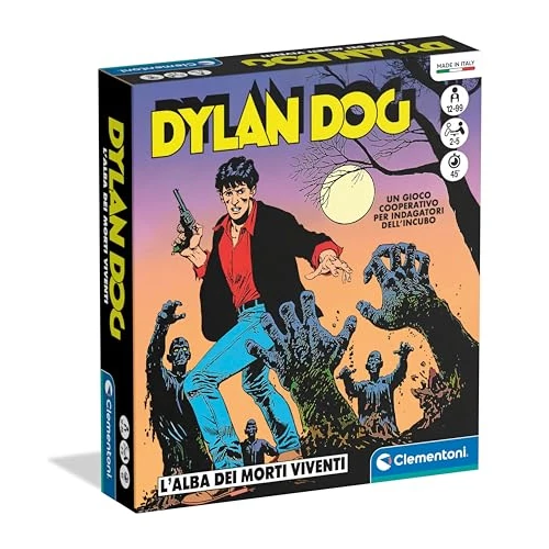Limited-time offer: Clementoni - Dylan Dog, the Sunrise of the Living Dead, Investigative Board Game for Boys 12+ Years and Adults, 2-5 Players, Gift Idea Made in Italy, Italian Language, 16820 from 50.52 GBP to 50.52 GBP (save 0%)