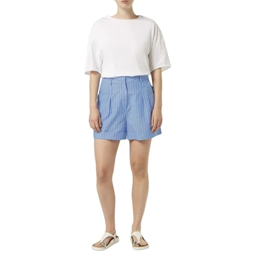 Zeitlich begrenztes Angebot: High Rise Linen Printed Shorts von 99.95 € auf 45.07 € (54.91% Rabatt)