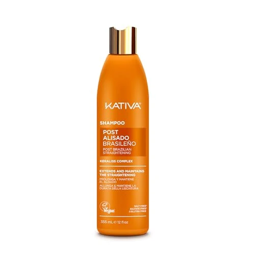 Offerta a tempo: KATIVA - Shampoo Post Lisciatura | Keraliss Complex 355 ml - 0.00% da 7.99 € a 7.99 €