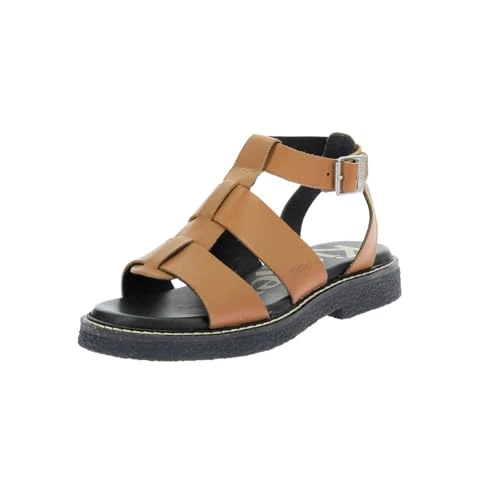 Kickers Damen Kick Lila Flache Sandale, Camel Tan, 37 EU