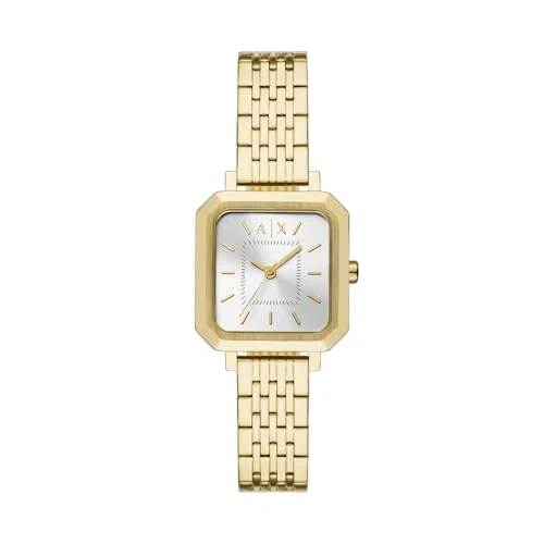 Offre limitée : Armani Exchange Montre pour Femmes, Quartz Mouvement à Trois Aiguilles et boîtier de 27 mm avec Bracelet en Acier Inoxydable de 179.00 € à 112.10 € (37% de remise)