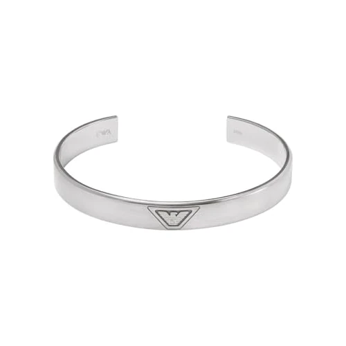 Begrenztes Angebot: Emporio Armani Herrenarmband aus Edelstahl mit offenem Armreif von 63.50 EUR auf 63.50 EUR (Rabatt 0%)
