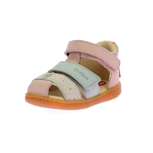 Kickers Boy's Unisex Kids Kick Bazar Sandal, Pink, 7.5 UK Child