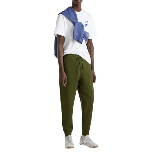 Zeitlich begrenztes Angebot: United Colors of Benetton Herren Pantalone 342zuf01b Hose, grün, M von 49.95 € auf 37.00 € (26% Rabatt)