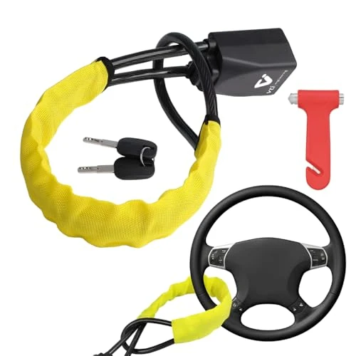 Zabezpieczenie przed kradzieżą samochód, blokada kierownicy kempingowego i standardowego samochód, kierownica