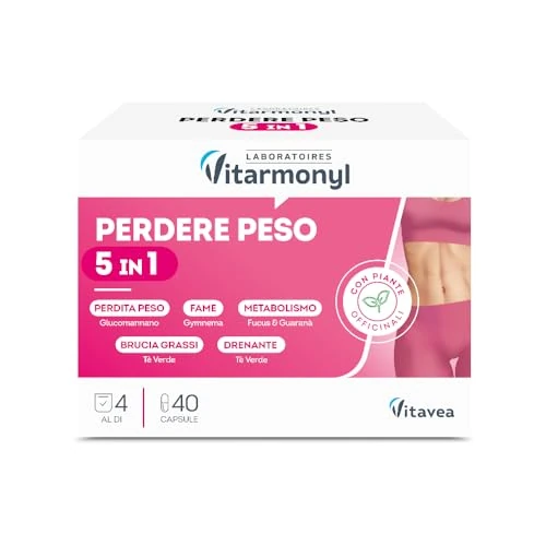 Offerta a tempo: Perdere Peso 5 in 1 - Brucia Grassi - 40 Capsule — 39% da 9,00 € a 5,49 €