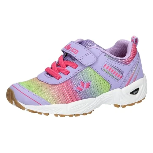 Offerta a tempo: Lico Scarpe da Ginnastica Unisex per Bambini Barney Vs, Lilla Rosa Limone, 32 EU - 4% da 22.72 € a 21.85 €