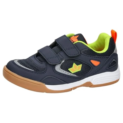 Offerta a tempo: Lico Scarpe da Ginnastica Unisex per Bambini Siro V, Navy Lemon Orange, 28 EU - 0.00% da 20.91 € a 20.91 €
