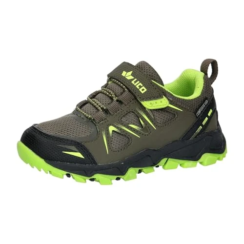 Offerta a tempo: Lico Scarpe da Corsa Unisex per Bambini, Limone Verde Oliva, 32 EU - 26% da 45.95 € a 33.99 €