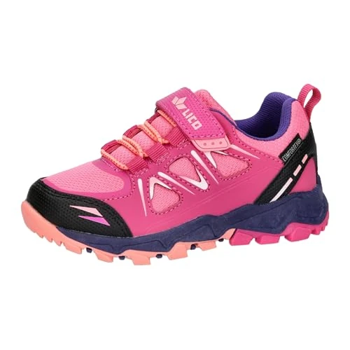 Offerta a tempo: Lico Scarpe da Trekking Unisex per Bambini, Salmone Rosa Viola, 39 EU - 20% da 49.95 € a 39.99 €