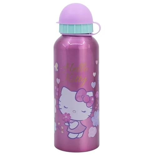 Hello Kitty aluminiowa butelka na wodę wielokrotnego użytku, 530 ml