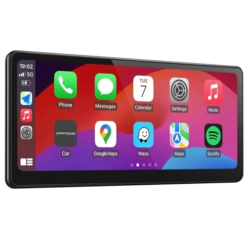 Limited-time offer: [2026 Fully Laminated Screen] CarpodGo T3 Pro Portable 60fps Wireless Carplay Android Auto,8.9 Inch 1920 * 720 IPS Touch Screen Car Stereo,Display-Only BT Mode Supports Steering Wheel Controls from 185.99 GBP to 185.99 GBP (save 0%)