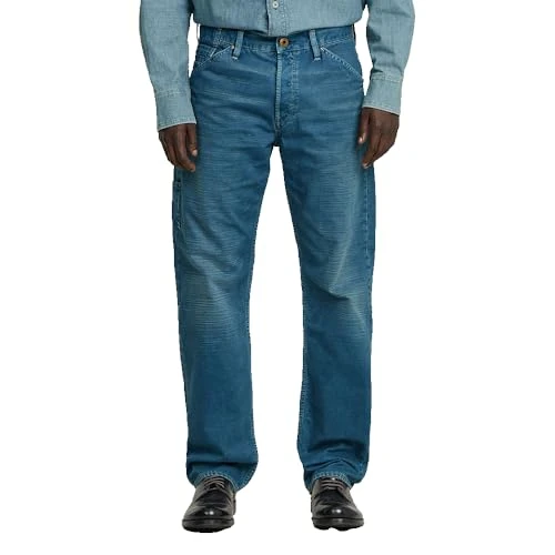 G-STAR Uomo Dakota Logger Regular Straight Jeans, Blu (faded indigo gd D26310-D491-G925), 32W / 32L