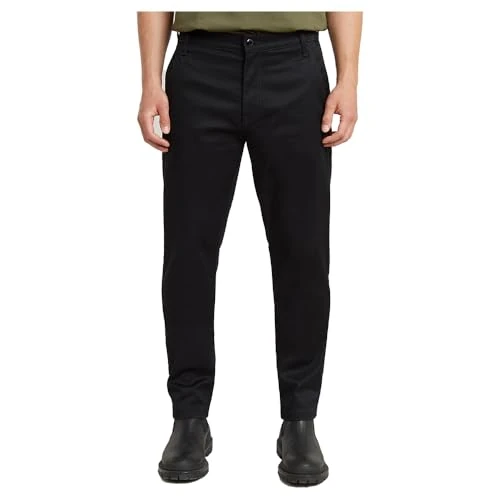 G-STAR Men's Morry Tapered Chino, Black (dk black D26400-C105-6484), 29W / 32L