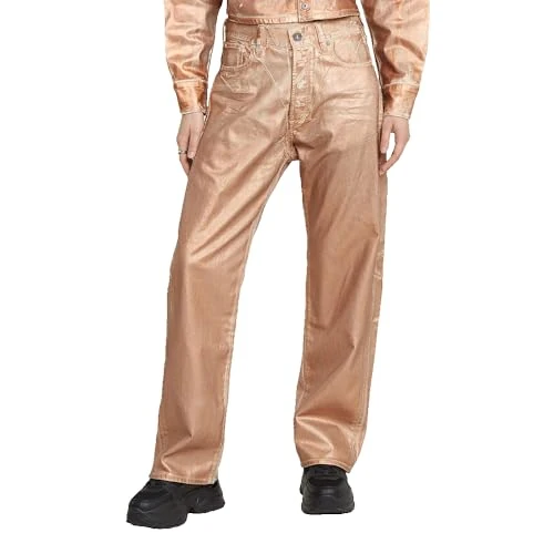 Offerta a tempo: G-STAR Donna Bowey 3D Boyfriend Jeans, Rosa (shiny peach metal coating D25372-D551-H088), 31W / 34L - 84% da 160.00 € a 26.04 €
