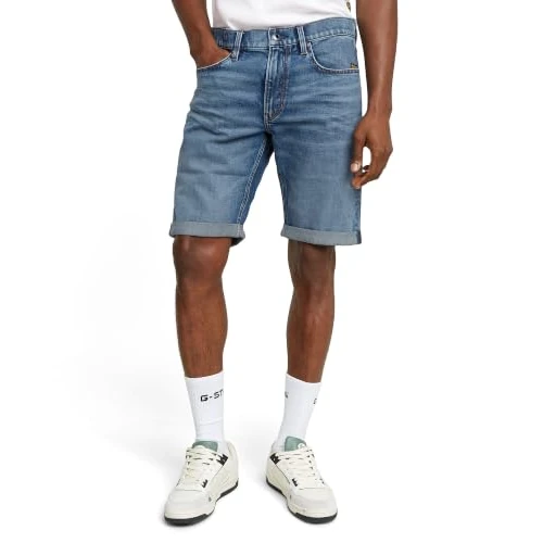 Oferta limitada: G-STAR Para Hombre Shorts Mosa, Azul (Faded Cascade D24430-C052-C606), 24 de 89.95 € a 16.92 € (ahorro 81%)