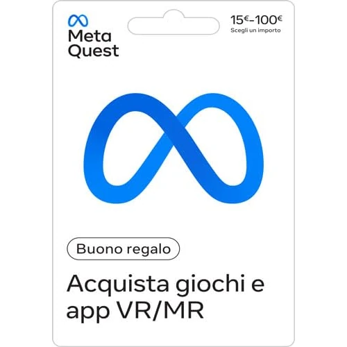 Offerta a tempo: Meta Quest - per l'Italia - buono regalo per posta - 15% da 50.00 € a 42.50 €