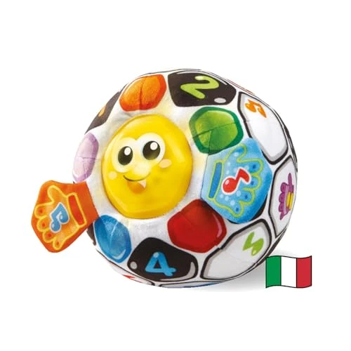 Offre limitée : VTech Goal, Balle Interactive, Jeu éducatif Enfant avec capteur de Mouvement, Plus de 40 chansons et Sons, Lavable en Machine, Balle premières découvertes, Langue Italienne, Piles incluses, 6-36 Mois de 39.57 € à 39.57 € (0.00% de remise)
