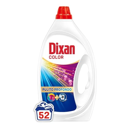 Offerta a tempo: Dixan Liquido Color Detersivo lavatrice, 52 lavaggi - 25% da 9.99 € a 7.49 €