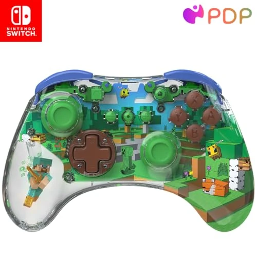 Offerta a tempo: PDP Nintendo Switch REALMz - Switch Wireless Controller - MINECRAFT FOREST - 42% da 59.99 € a 34.99 €