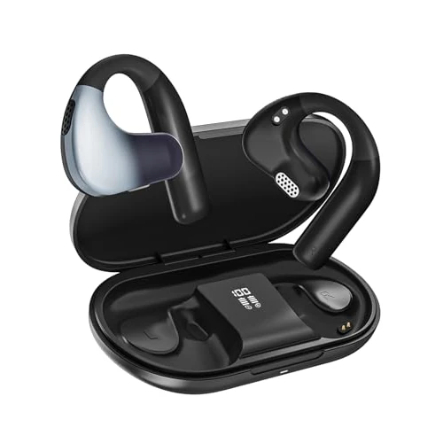 Offerta a tempo: HIFI WALKER Cuffie Open-Ear Bluetooth 5.3 Sport, Driver HiFi 16,2mm, 12h Musica, Cuffie Wireless Bluetooth per Correre, Multi-Device, 8h Chiamate, 50h Standby - 74% da 38.99 € a 9.99 €
