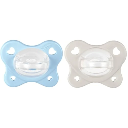 Offerta a tempo: Chicco Gommotto Dual Soft, Ciuccio in Silicone 2-6 Mesi, Bicolore, Set di Gommotti con Doppia Morbidezza, Supportano la Respirazione e Favoriscono il Corretto Sviluppo della Bocca, 2 Pezzi, Bimbo - 37% da 13.99 € a 8.77 €