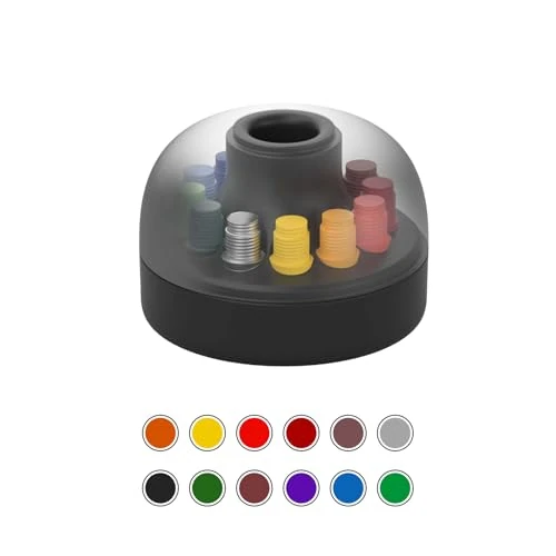 Offerta a tempo: HOZO NeoStand - Portamatite colorato – Include 12 punte colorate intercambiabili e base con gomma, accessorio perfetto per NeoPencil, organizer da computer elegante e funzionale - 35% da 19.99 € a 12.99 €