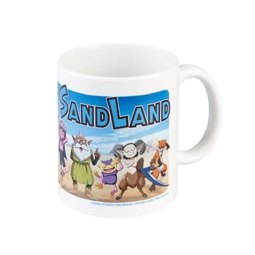 Grupo Erik Taza Sand Land - Taza desayuno - Taza cerámica 350ml - Taza te - Taza café - Regalos originales, Tazas de café