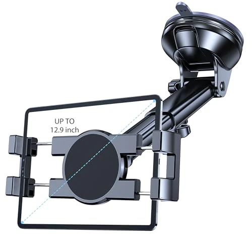 Zeitlich begrenztes Angebot: Coolpow Tablet Halterung Auto,【Verbesserter Saugnapf】 Tablethalterungen Auto für Armaturenbrett & Windschutzscheibe, 360°Drehbar Autohalterung für iPad/Samsung Tab/Switch/4,7-12,9 Zoll GeräTe von 21.99 € auf 18.99 € (14% Rabat