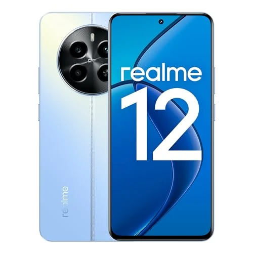 Limited-time offer: realme 12 128GB 8GB Skyline Blue MEA+NFC RMX3871 EU from 170.26 GBP to 170.26 GBP (save 0%)